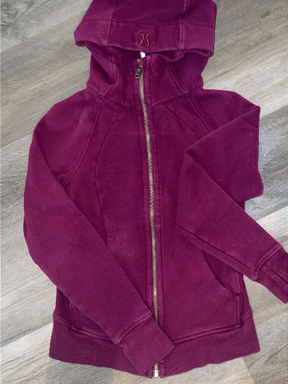 lululemon athletica Deep Plum Full-Zip Scuba Hoodie